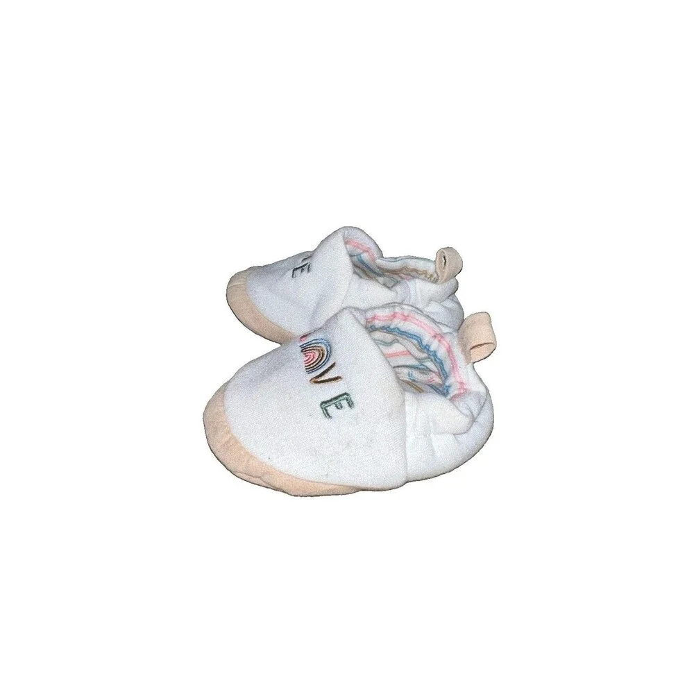 Carters Just One You Slip On Baby Shoes Love Rainbow Newborn